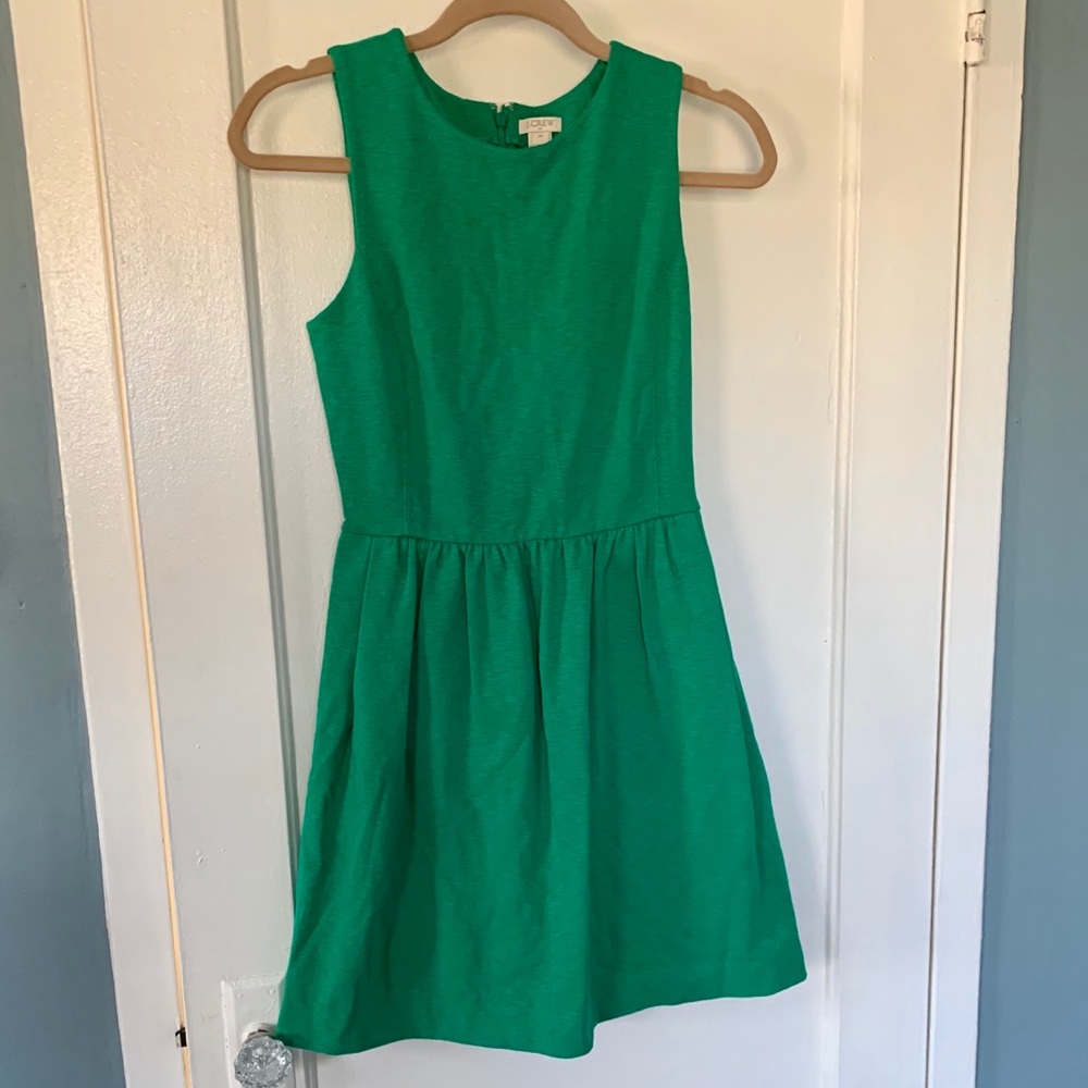 J.Crew green dress. NWT